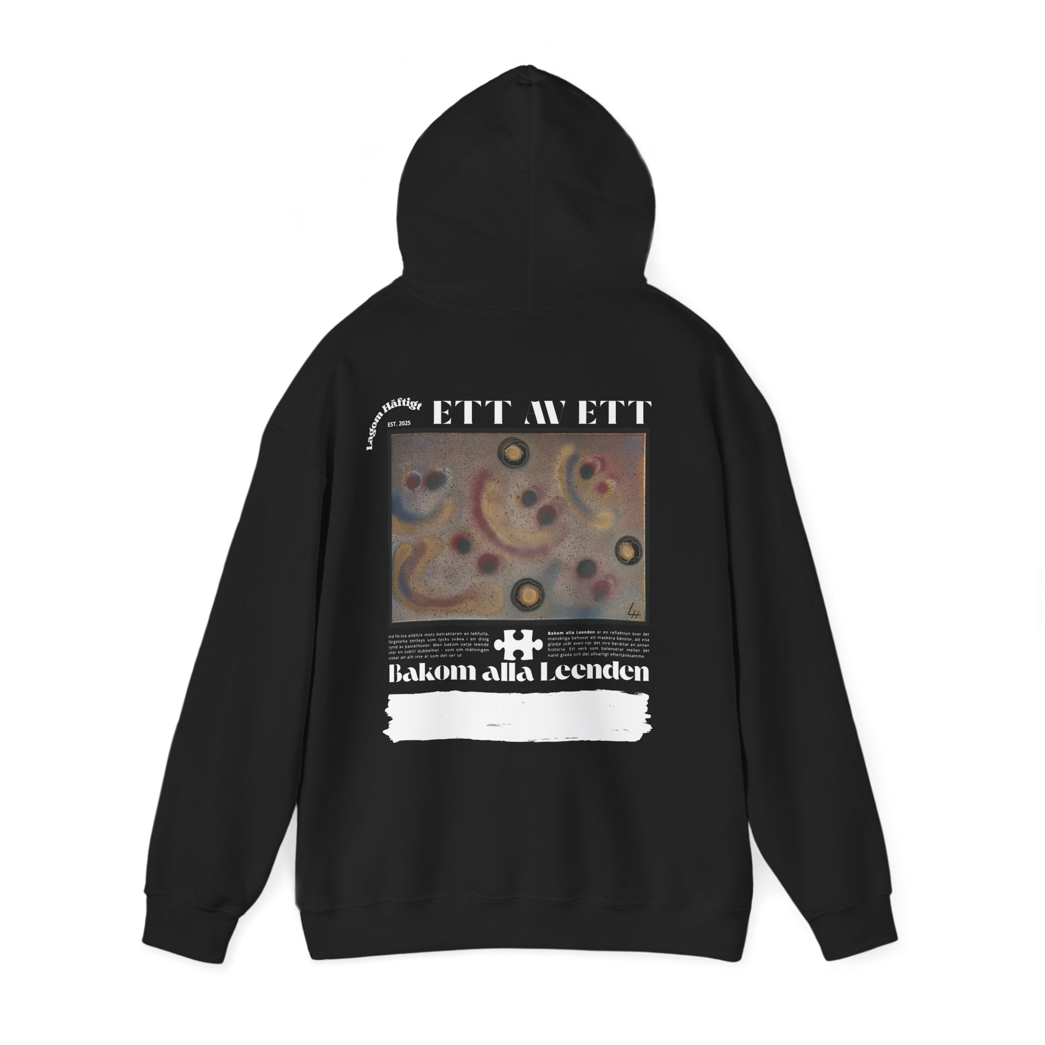 Hoodie Svart - Bakom alla Leenden