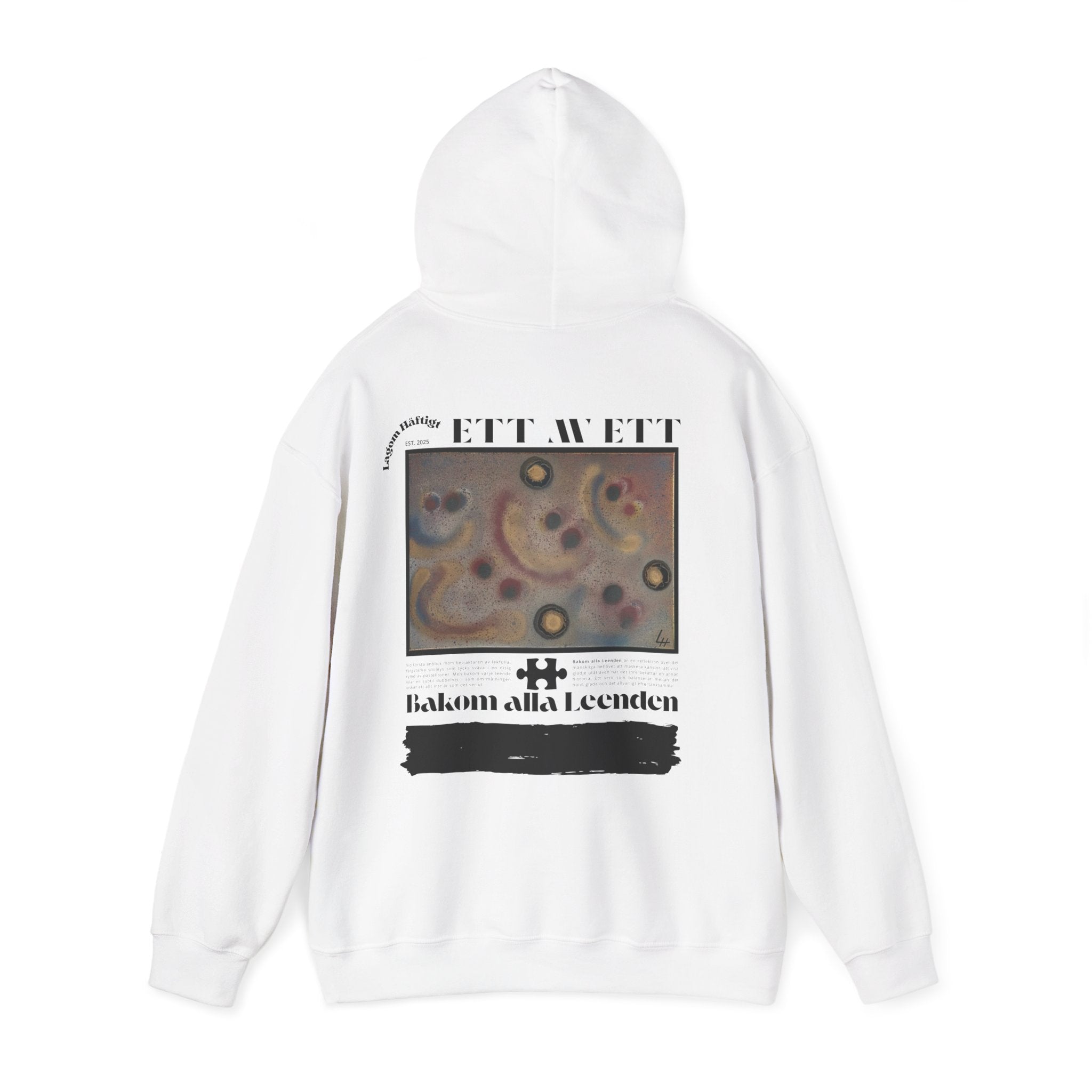 Hoodie Vit - Bakom alla Leenden