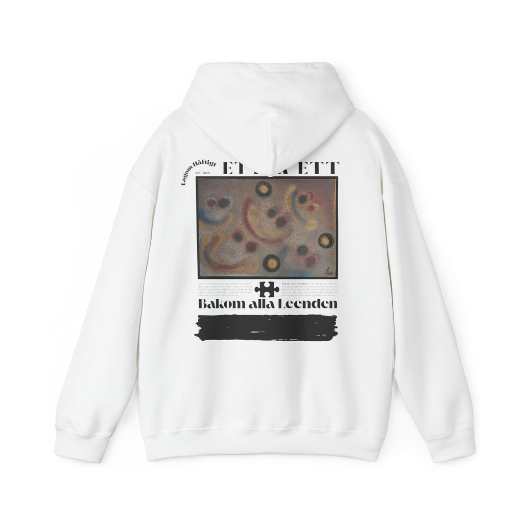 Hoodie Vit - Bakom alla Leenden